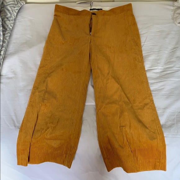 Zara Pants - Corduroy orange pants